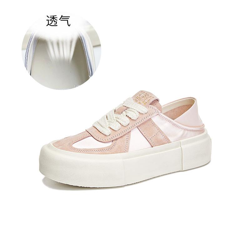 Leather Little White Shoes Women's 2025 Summer New Two-wear Sports Board Shoes Women's Casual Retro Women's Shoes Versatile Shoes Children