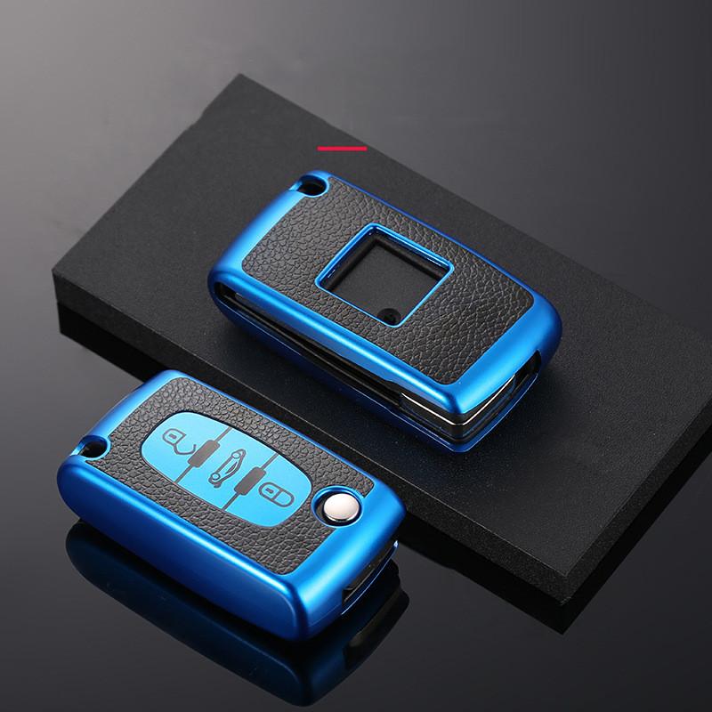 TPU Leather 2/3 Buttons Car Remote Key Case Cover for Citroen C2 C3 C4 C5 C6 C8 for Peugeot 107 207 307 307S 308 407 607