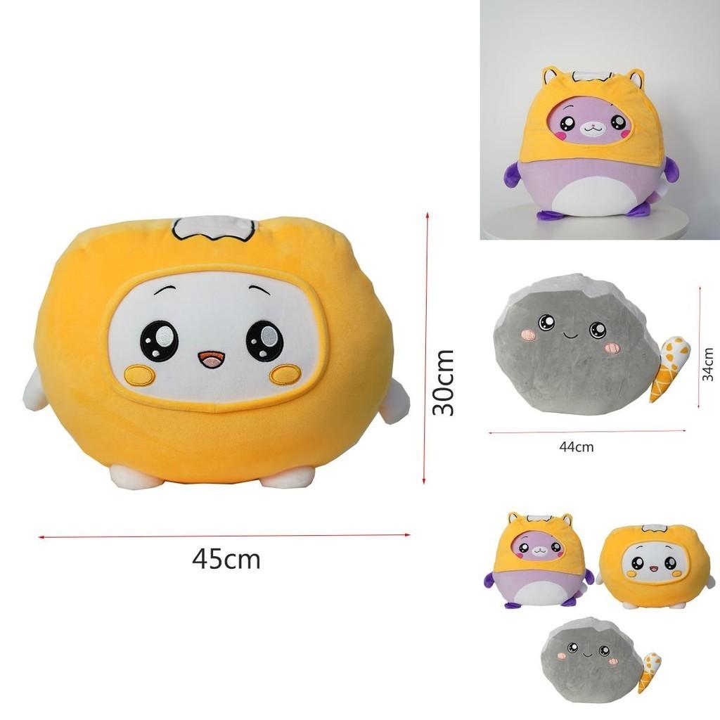 Lankybox Foxy Boxy Shark Rocky Sticky Plush Toys Maximum Softness And Comfort