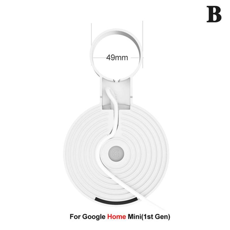 Настенный держатель для Google Home Mini Nest Mini Holder Bracket Assistant Home Stand Bedroom Sp G0K9 white-For Google home mini