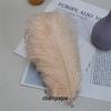 White Ostrich Feathers 15-80cm for Lighting, Wedding Aisle Decor, Photo Props, and Vase Ornaments
