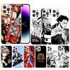 Katekyo Hitman Reborn Weiche Hülle für iPhone 16 17 Air 15 14 Pro Max 16E Handyhülle 13 Mini 12 11 7 SE 8 Druckmuster Passende Hüllen