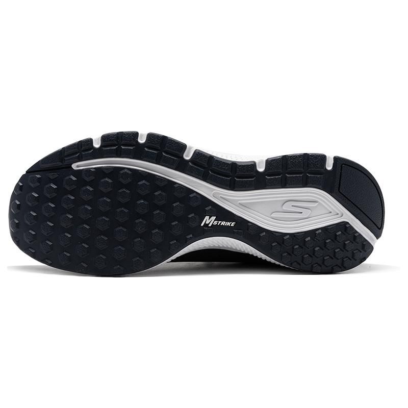 Skechers Go Run Consistent Low Top Running Shoes Men Sneakers Black Blue White 220375-NVY