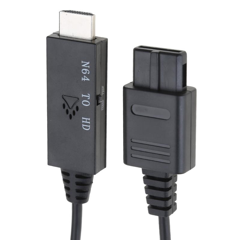 Game Adapter Cord Wire Line N64 Male to HDMI-compatible Male Converter Adapter for SNES/NGC/SFC/N64 720P 1080P Adapter