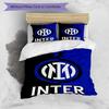 3pcs Football Team (8) Design Cover Set - HD Printed Bedding with 1 Cover and 2 Pillowcases - Perfect for Home and Dorm Decor