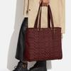 New COACH Hudson Fabric Tote Bag, Shopping Bag, Shoulder Bag, Handbag Tubas Men's Burgundy CH827-B4WN