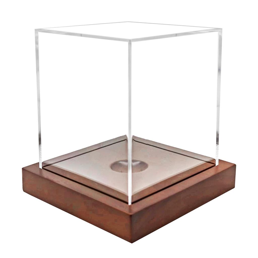 Baseball Display Case, Clear Acrylic Display Box with Stand, Softball Baseball Holder Box for Organization & Showcases