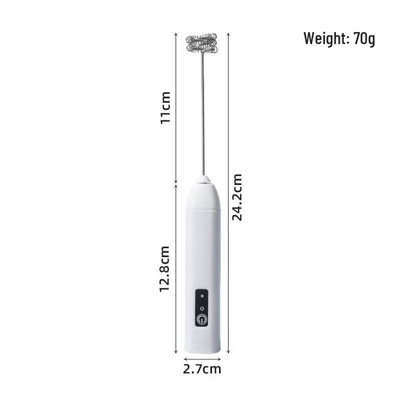 Handheld Electric Milk Frother and Coffee Foam Whisk