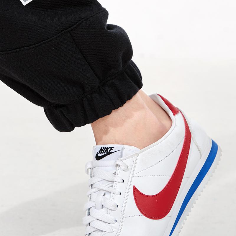 Nike As W Nsw Air Flc Mr Jggr Vyšívané Logo Color Block Pletené Sportovní Joggers Dámské Joggers Černé DD5420-010