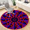 1pc Geometric Mandala Pattern Chair Carpet for Office Non-Slip, Machine Washable Rug for Office, Room - Holiday Decor, Machine Made yy251016168