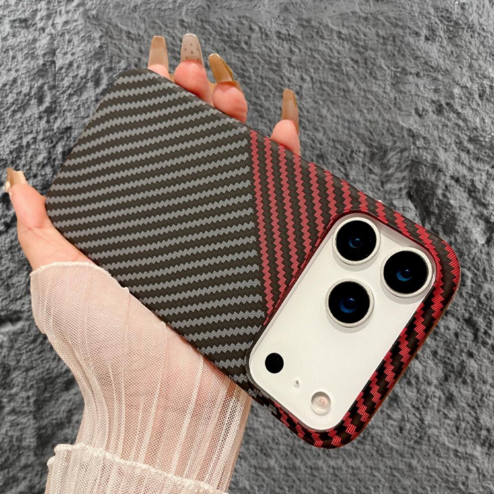 Matte Carbon Fibre forMagsafe Case foriPhone 17 Air 16 15 14 Plus 13 12 Pro Max 17Pro Wireless Charge Skin Glossy Armor Cover