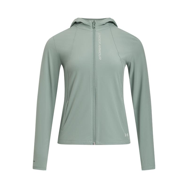 Under Armour SS25 Sports Jacket Women s Lime Green 1377043-348 M