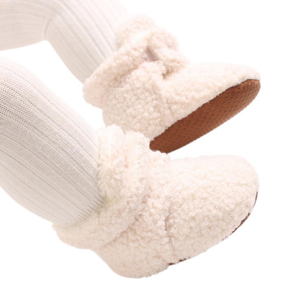 Baby Soft Walking Shoes for 0-1 Year Old, Plush Casual Shoes