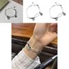 Fashionable Geometric Alloy Bracelet Unisex Trendy Jewelry Piece