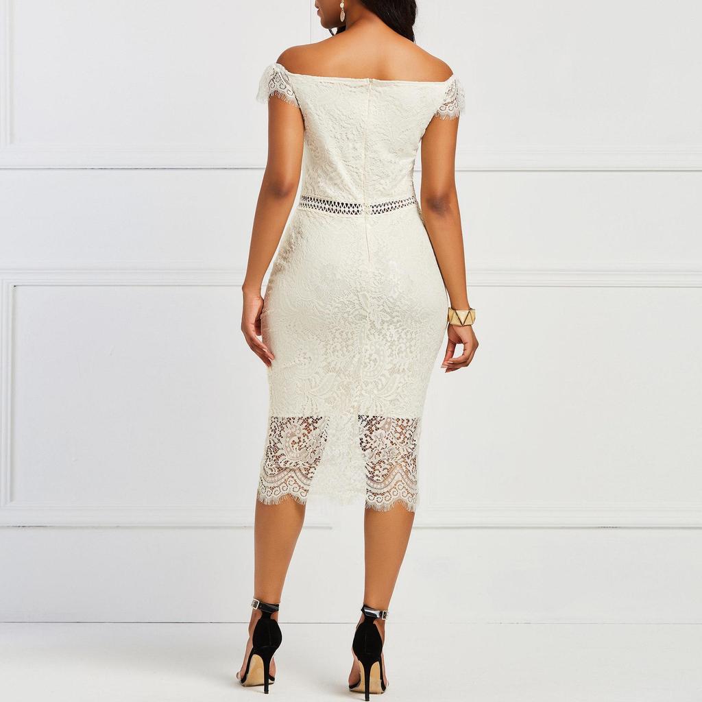 European & American Lace Bodycon Dress - Petite, Sexy, Hot Style
