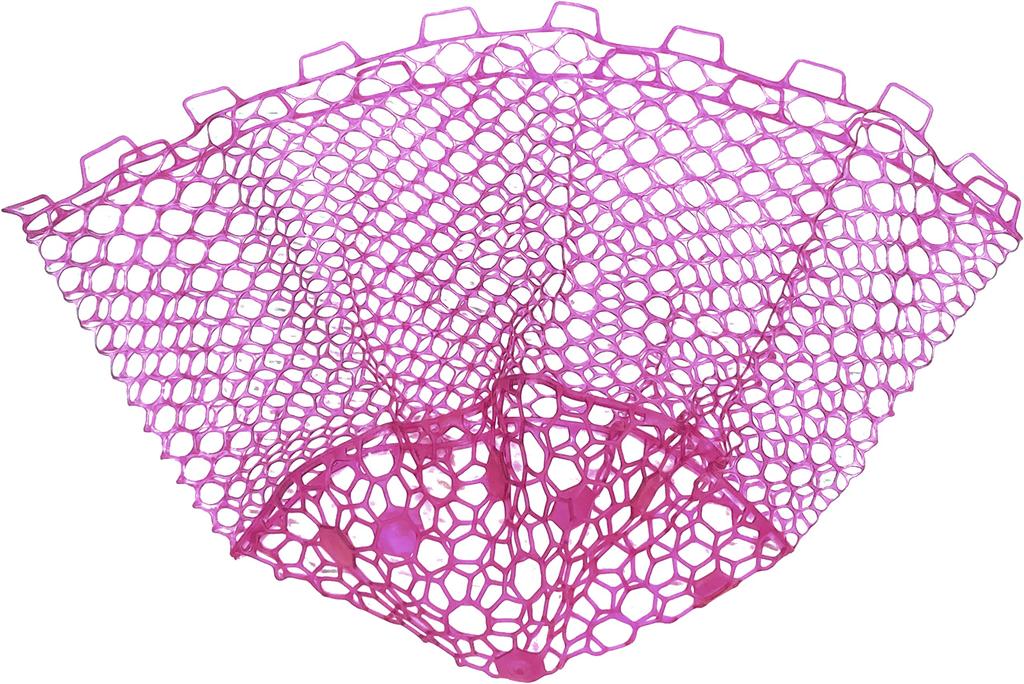 PROX Replacement Rubber Landing Net for Fishing Rods 19" (Pink, PX89419P)