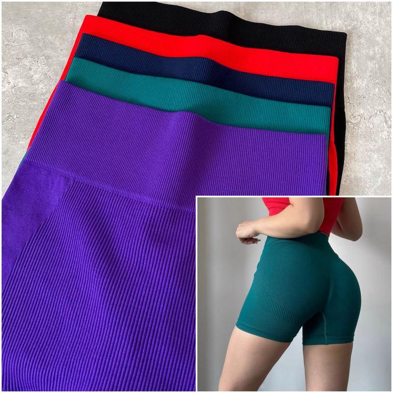 Hip Raise High Waist Exercise Shorts Women's Fitness Shorts Peach Hip Slimming No Embarrassment Yoga Pants Running 2025