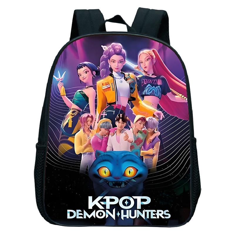 

Kpop Demon Hunters Lightweight Children Backpack Girls Boys Kids Orthopedic Bookbag Mira Rumi Zoey Printed School Bags Mochila