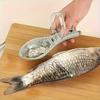 Kitchen Fish Scale Remover with Storage Box, Easy To Clean, Suitable for Catering, Efficient Fish Scale Cleaning Tool