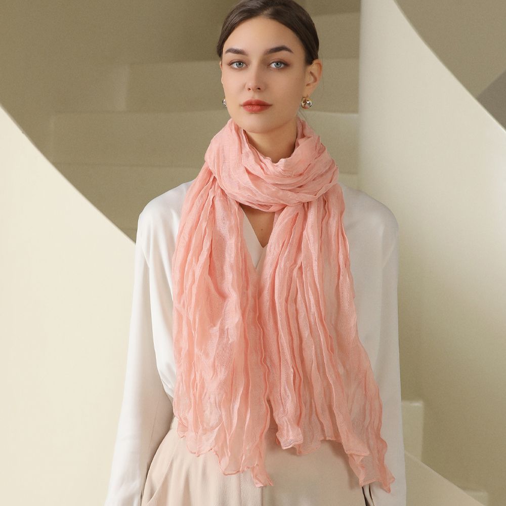 

Beach Scarves Solid Color Islamic Shawl Wraps Women Turban Muslim Hijab Bandana Headscarf