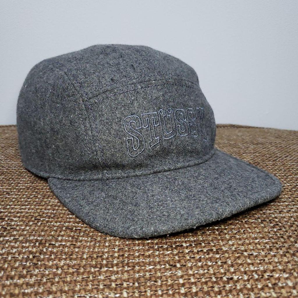 [USED] Stussy Wool Cap Vintage Jet Cap Archive 90s