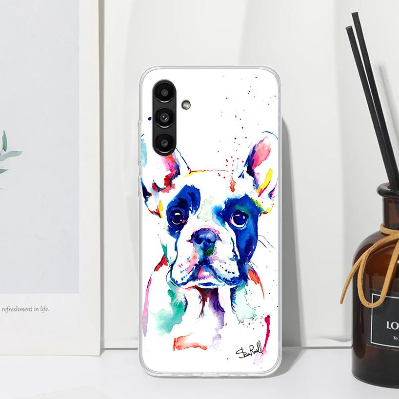 French Bulldog Dog Pug Phone Case For Samsung Galaxy A17 A37 A57 A16 A26 A36 A56 A15 A25 A35 A55 A14 A24 A34 A54 A13 A23 A33 A53