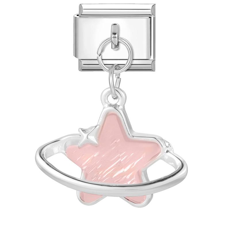 Fashion Magic Wand Heart Sun Baseball Rugby Pendant Italian Charm Link Fit 9mm Stainless Steel Bracelet DIY Making for Men Women