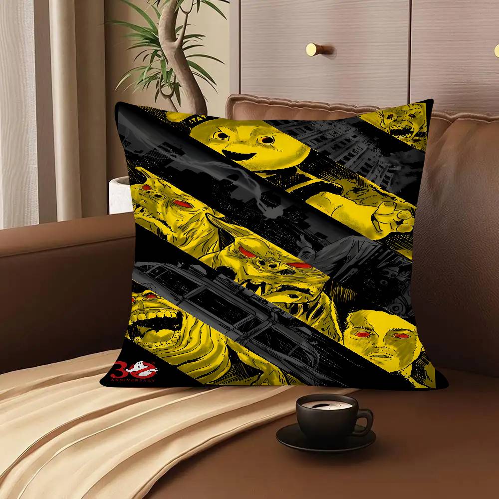Film Ghostbusters F-Frozen E-Empire 2 Pillow Case Square Pillow Bedroom Sofa Leisure Comfort Cushion Living Room Home Decoration