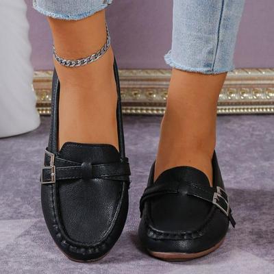 Nuevos mocasines de piel sintética para mujer, zapatos planos de uso diario para mujer, mocasines de primavera para mujer, zapatos casuales sin cordones, mocasines de lujo