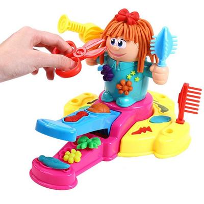Let's Toy Fun Hair Salon Play Set, Mixed Colors, 780g, Korean Toy Supplies