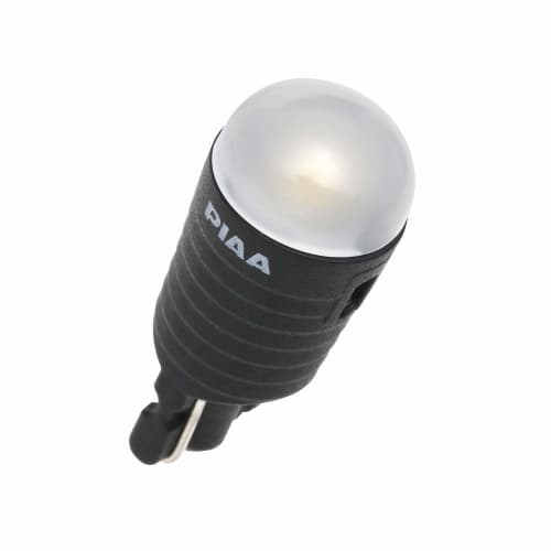 PIAA Position/Room/Door/License Plate LED Bulb T10 6000K 60lm ECO-Line Series_Vehicle Inspection Compatible 2 Pieces 12V/0.8W Omnidirectional Diffusio
