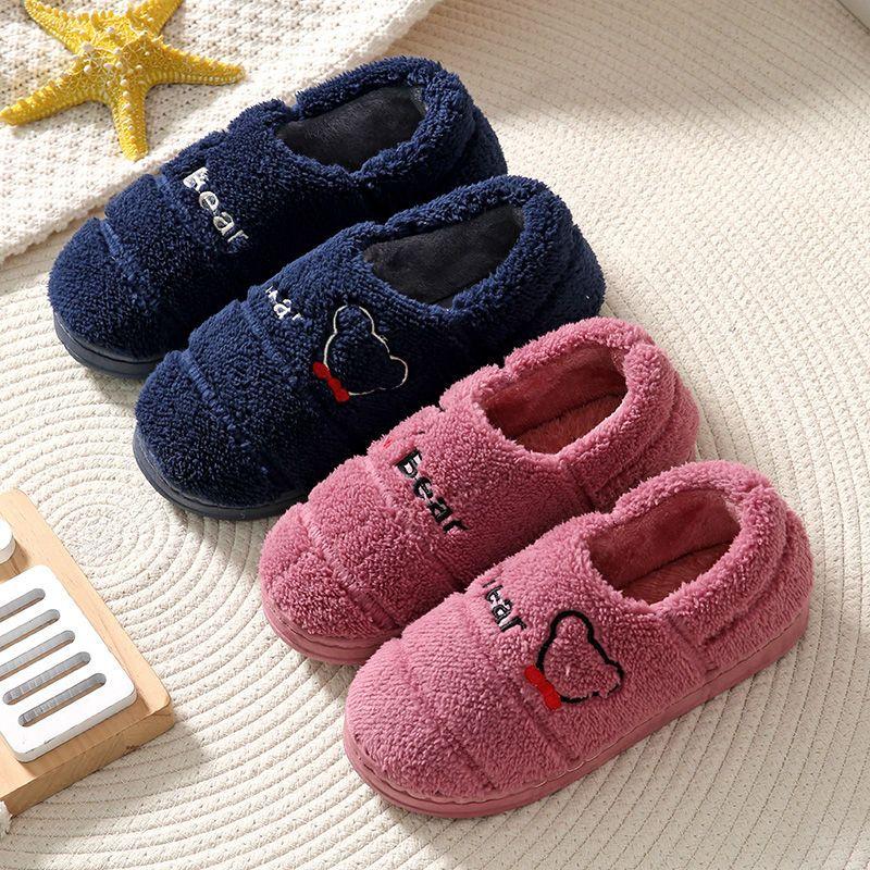 Женские домашние тапочки на платформе — фото 9