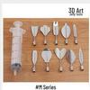 3D Stainless Steel Jelly Flower Piping & Carving Tool for Baking