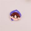 7pcs BTS Cute Cartoon Head Acrylic Brooch, Bangtan Boys Cartoon Pin Badge, Kpop ARMY Fans Backpack & Clothing Accessory