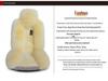 One-Piece Wool Car Seat Cushion - Plush Fur Winter Pad