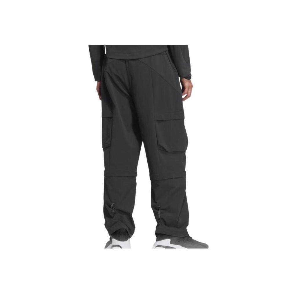 Adidas SS25 Soft Comfortable Skin-Friendly Fashion Casual Pants Men Bottoms Carbon-Black KA2462