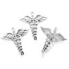 40MM Angel Wings Pendant - DIY Alloy Jewelry Accessory 9610