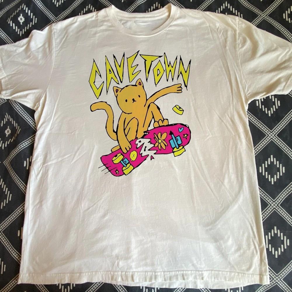 Inspired Cavetown Band Skateboard Cat Concert White S to 5XL Shirt SG353 Unisex T-Shirt XXXXL