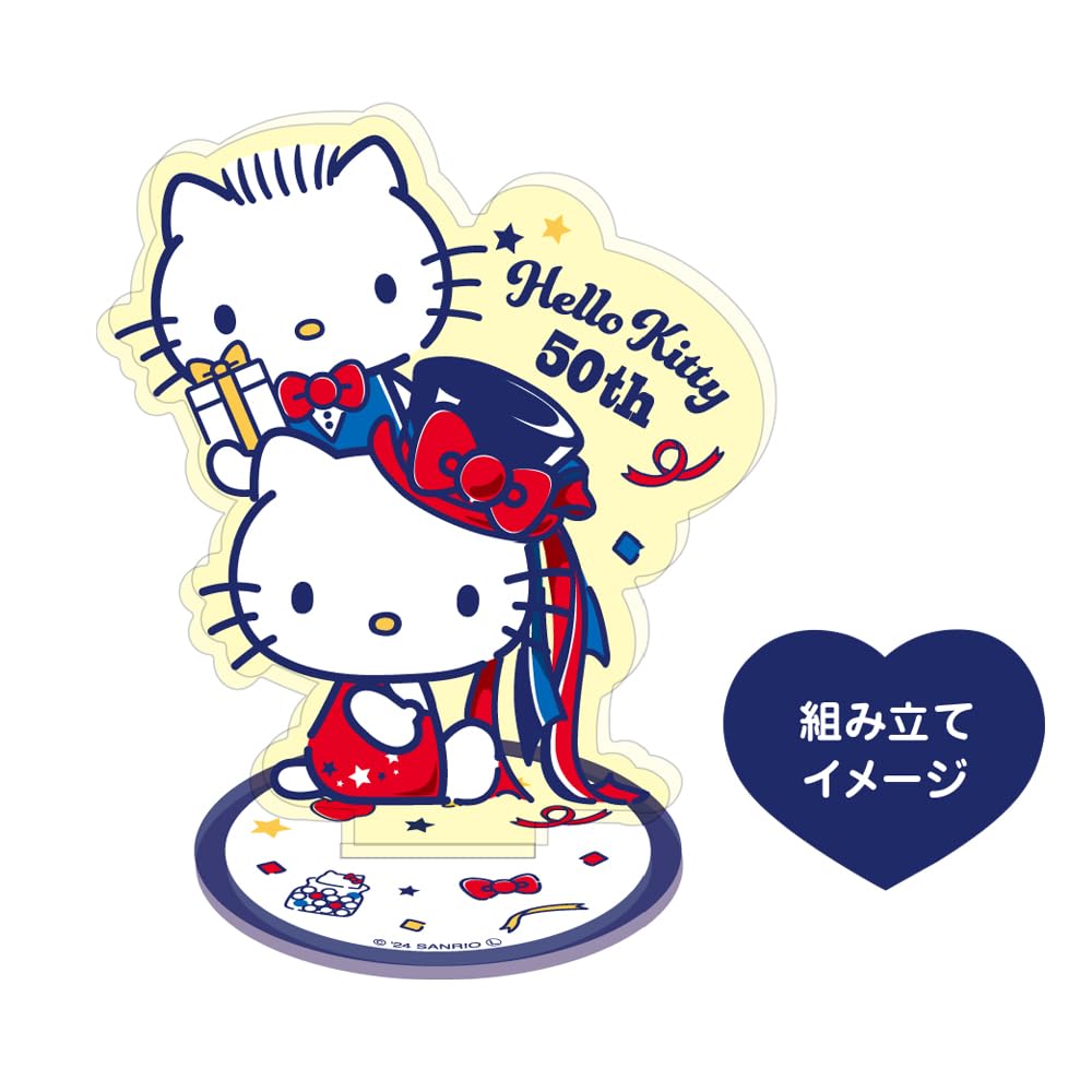 Tees Factory Акриловая подставка с клипом Hello Kitty, Китти и Дэниел, SR-5542445KD