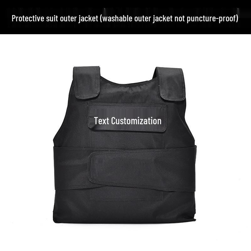 Stab-Proof Security Vest - Durable Protective Wear for Duty Guards