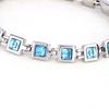 Ladies Elegant Square Crystal Bracelet