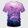 Vintage T Shirt Men/Woman Short Sleeve 3D Fish Print Top 2023 Oversized Clothes O Neck Casual Tee Male T-Shirt Streetwear