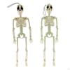 Halloween Hängendes Skelett, Bewegliche Ornamente Clown Skelett Party Dekoration Realistisch