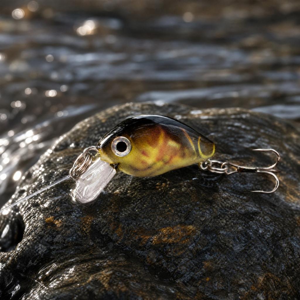Bedruckter Crankbait mit Hartkörper für und Forellenfischerei