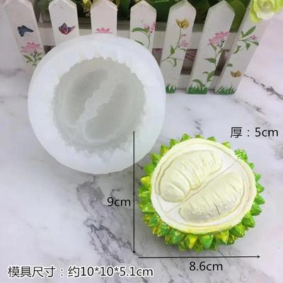 Creative Handmade Shape 3D Simulation Durian Silicone Mold Chocolate Fruit Cheese Ice Cream French Dessert Baking Tools Supplies