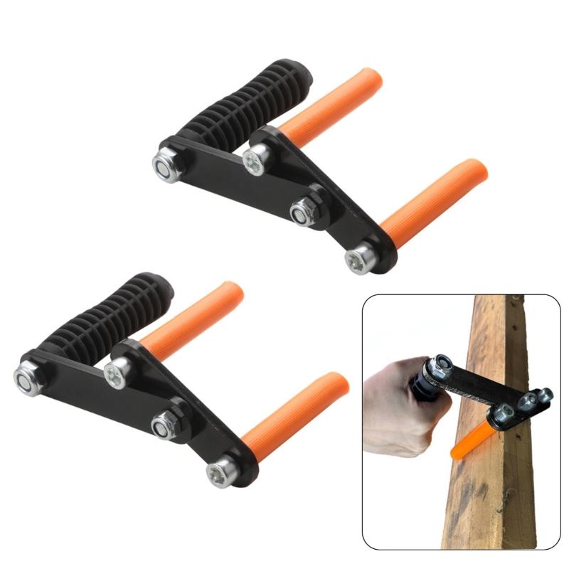 2Pcs Carrying Clamps Plasterboard Lifter Plasterboard Carriers for Plywood Sheet Moving Stone Glass Board Slabs Workshop