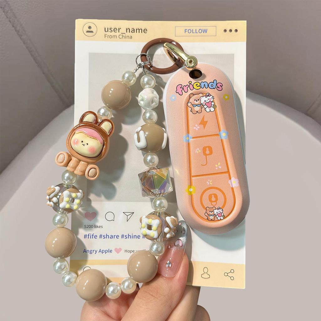 Electric Scooter Bear Key Cover: Cute, Soft, Protective Shell for Remote Control Keys.