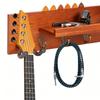 Black Guitar Wall Hook Handcrafted Wood Texture Musical Instrument Hanger Suitable for Music Rooms and Decorating