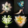 100Pcs Colorful Chenille Stems Pipe Cleaners Plush Tinsel Stem Wired Twist Sticks Hair Strip Diy Craft Educational Toys Handmade