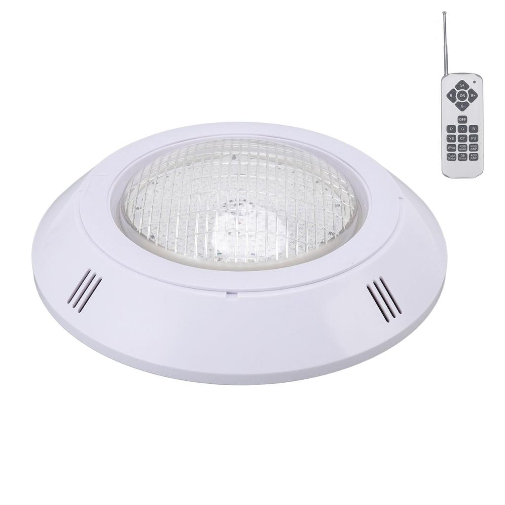 Pool LED Lights AC12V RGB Colorful IP68 Waterproof Remote Control High Transmittance Durable ABS